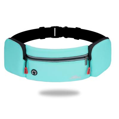 China Multifunctional Water Proof Wholesale Belt Waterproof Bag Outdoor Sport Running Body Waist Cross Bag With Earphone Jack Design for sale