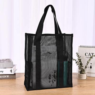 China Other 2022 High Quality Reusable Nylon Mesh Tote Bag Hot Selling Beach Shopping Shoulder Bag for sale