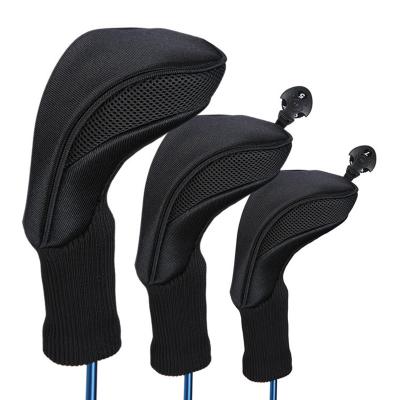 China Breathable Spot Factory Hot Selling Golf Supplies Club Cover Set One Three Five Wood Golf Club Protective Cover Head Covers Golf Irons for sale