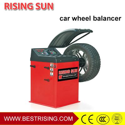 China Semi automatic car wheel balancer machine for garage for sale