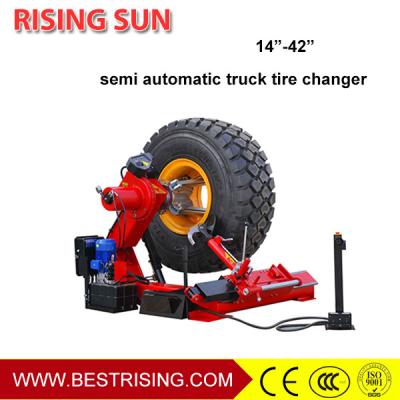 China Garage used semi automatic 42inch truck tire changer for sale CE for sale