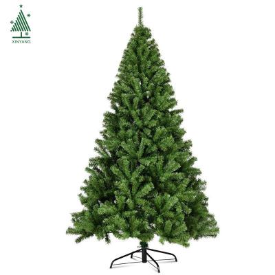 China Indoor Outdoor PVC Festival Decoration 7.5ft Dense Green PVC Christmas Tree for sale