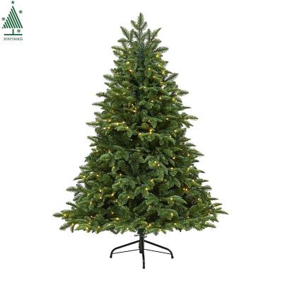 China High Quality Luxury Christamas Decoration PE Christmas Tree With LED Light for sale