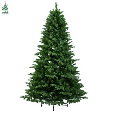 China Luxury Eco-friendly Pre Decorated Christmas Tree Decoration 7 Feet Pe Trees 100% Luxury Christmas for sale