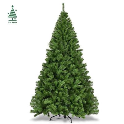 China Hot Sale 8ft Christamas Decoration Christmas Tree Tall For Xmas Decoration Dense Artificial Evergreen Christmas Tree for sale