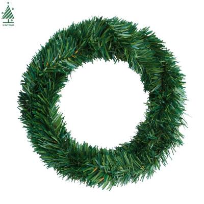 China Christamas Decoration 18 Feet Christmas Pine Wreath Soft Greenery Garland for Holiday Wedding Party Stairs Fireplaces Decoration for sale