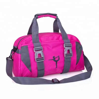 China Fashion Multi-colors waterproof nylon women travel gym dance duffel bag for sale