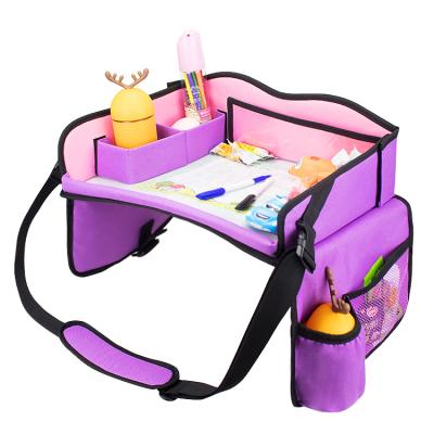 China Reusable Portable Foldable Toddler Kids Educational Car Seat Kids Lap Activity Travel Tray For In Car for sale