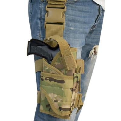 China Camouflage Portable Outdoor Duty Men Holster Military Tactical Drop Leg Bag For Pistol And Pistol for sale