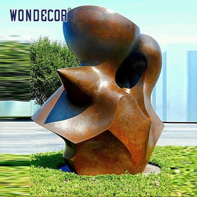 중국 Large Outdoor Art Sculptures Raise Funds For Geometric Copper Sculptures 판매용