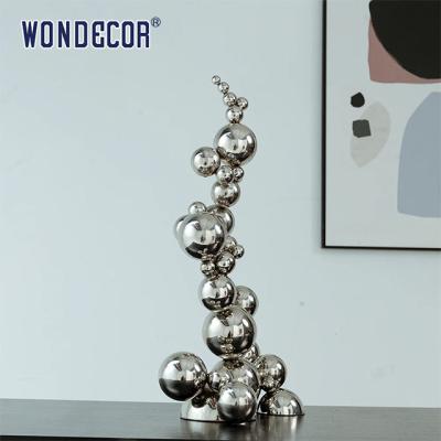 Chine Indoor Abstract Art Decoration Metal Stainless Steel Ball Sculpture à vendre