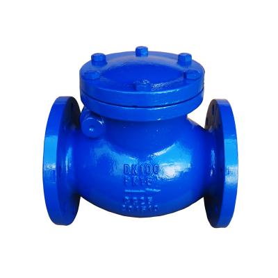 China swing flange type rubber flap check valve for sump pump flange for sale