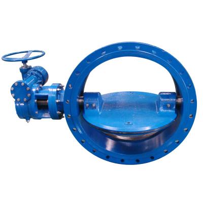 China General Electric Motorized 10 Inch Double Flange Butterfly Valve for sale