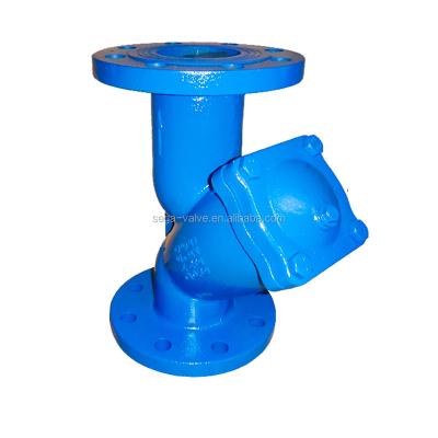 China NEW CAST IRON DIN PN10 / PN16 TYPE General Y STRAINER Filter for sale