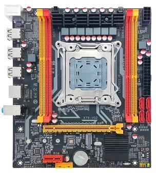 China X79 VG2 XEON CPU INTEL LGA2011 V1 V2 Server 4*DDR3 Ram Supported PC Mainboard for sale