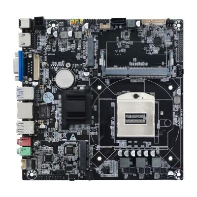 China High Quality Gen4 I7 I5 I3 voor Intel RPGA 947 Thin Mini-ITX HM86 Chipset DDR3L MAX 8G RAM Moederbord voor AIO Computer AIO-HM86S39S-V1.0 Te koop