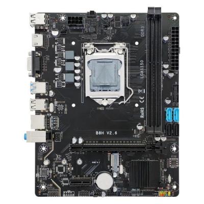 Китай оптовые игровые материнские платы Matx INTEL LGA1150 ПК Материнская плата Поддержка 4th GEN INTEL Процессор H81 B8H-V2.6-H продается