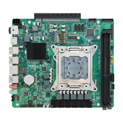 China MiNi ITX Motherboard INTEL LGA2011 DDR3 Intel Xeon E5 LGA2011-0 WIFI Single LAN Dual SATA M.2 LVDS for sale