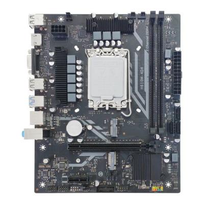 China Hot Selling H610 Moederbord Intel Core 12/13th I9/I7/I5/I3/Pentium LGA1700 Moederbord Dual Channels DDR4 64G Met M.2 VGA H610M-4D4-V1.1 Te koop