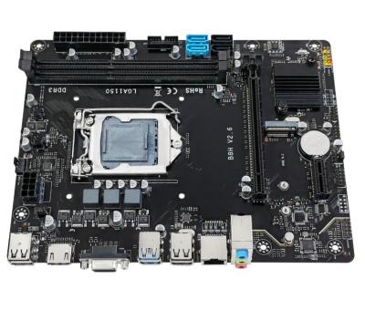 China design e produção de placa-mãe personalizada M.2 NVME DDR3 INTEL H81 chipset placa-mãe LGA1150 MATX placa para Intel Core 4th Gen à venda