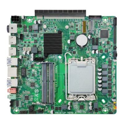 China MATX Industrial Embedded Motherboard H610 LGA1200 14th Gen Side X16 Graphics Card AIO Motherboard for sale