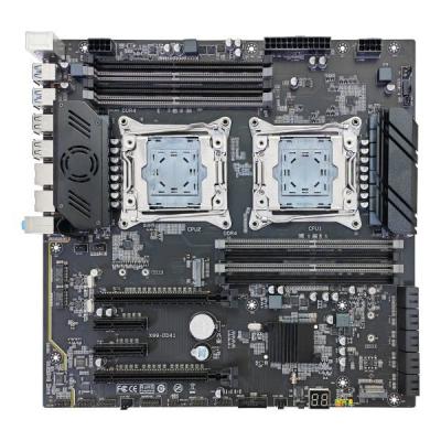 China X99 Dual CPU Motherboard LGA 2011 V3 E-ATX USB3.0 SATA3 With Dual Xeon Processor for sale