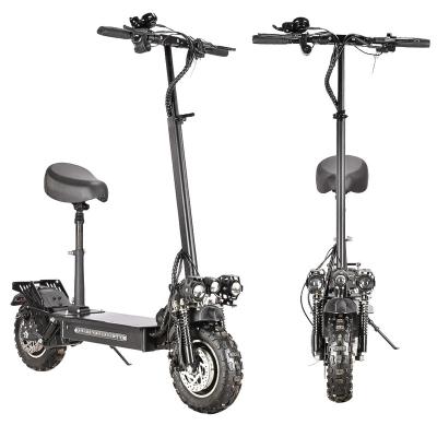 China Top-opening frame 2022 new model 2400w high speed dual motor electric scooter 60km/h 11 inch scooter with detachable seat for sale