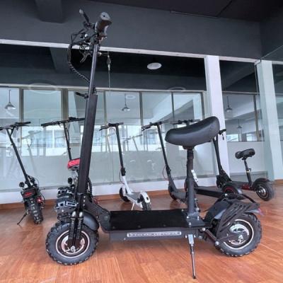 China Top-opening frame 2022 new 11 inch 2400w electric scooter with dual motors adult powerful folding electric scooter for sale