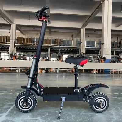 China Double 11 Inch 2400W Big Wheel Electric Folding Scooter Electric Folding Scooter Top-opening Frame 2400W 70km Adults for sale