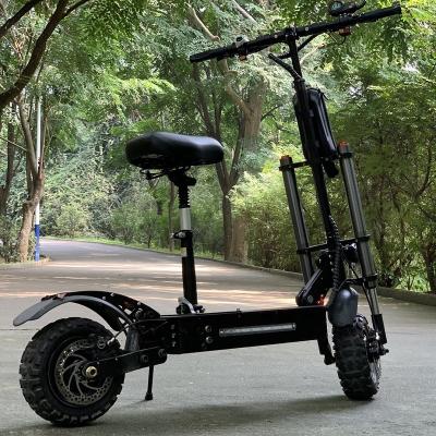 China Adult Electric Scooter 60v 5600w 30ah High Power Electric Scooter 2022 Unisex High Performance Double Motor With Detachable Seat for sale