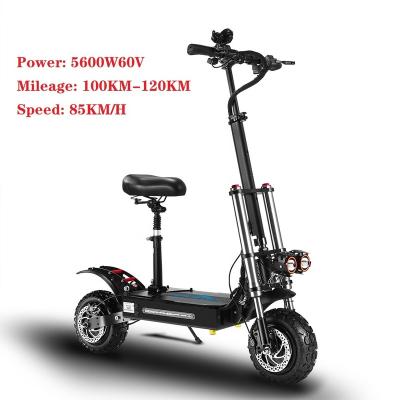 China 11 Inch 5600w Unisex High Power Sports Offroad Fun Electric Scooter for sale