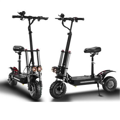 China High Power Unisex Dual Motor 5600w 11 Inch Offroad Adult Electric Scooter 60v Scooter Load 400kg for sale