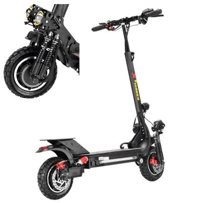 China 48v LED Scooter Key Lock 70km Mileage Suspension 2400W Unisex Fast High Power Foldable Electric Off-Road Scooter With Seat for sale