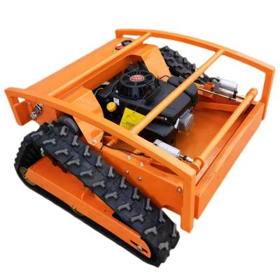 China China use self propelled crawler farm robot grass cutter remote control lawn mower for sale for sale