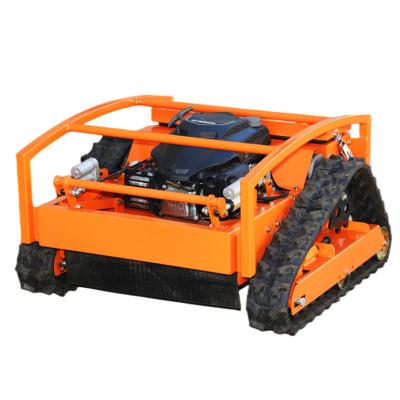 China Crawler Lawn Mower Garden Self Propelled Remote Control Walking Grass Trimmer for sale