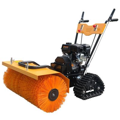 China Clean Hot Sale Road/Field Snow Road Snow Sweeper Blower With 6.5HP Gasoline And Kinds Of Attachments for sale