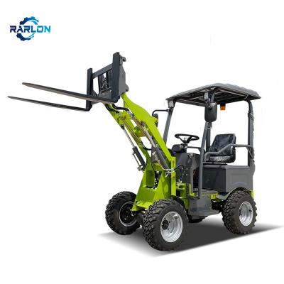 China Elevates Electric Compact Loader 60V 400kg Rated Mini Small Electric Load Wheel Loader for sale