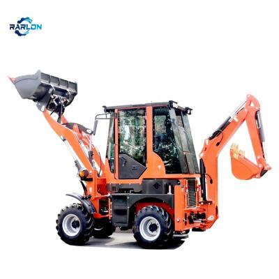 China Farms Backhoe Loader 4x4 Wheel Hoe Excavator Tractor Loader Backhoe Price for sale