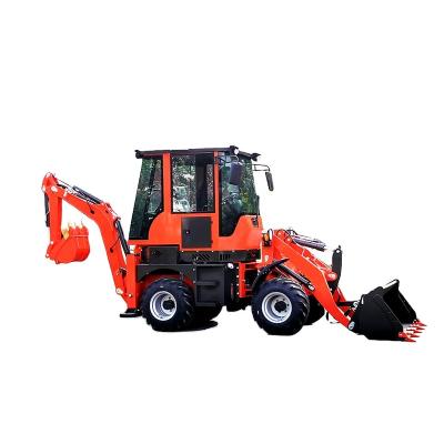 China Cultivate Chinese Rarlon Backhoe Excavator Loader 4 Wheel Small Mini Backhoe Loader for sale