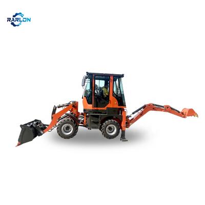 China Elevates Small Backhoe Loader Mini Backhoe 4WD Wheel Loader For Sale for sale