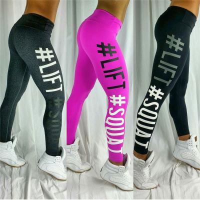 China OEM Antibacterial Printing Leggings Custom Women Sports High Waisted Workout Gym Yoga Pants Yoga Leggings For Women for sale