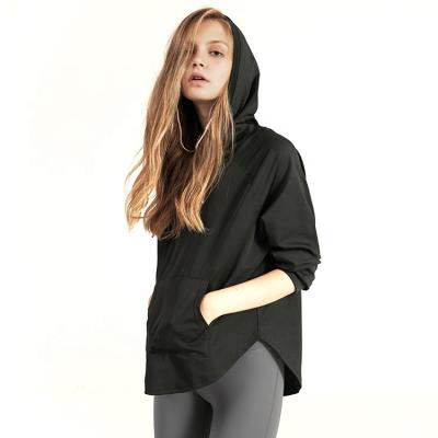 China 2019 Anti Shrink Cheap Hoodies For Sale Women Lu Yoga Sleeve Gym Oversized Hoodies for sale