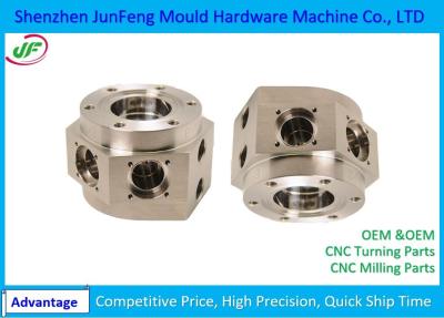 China Fräsmaschine Soem Cnc zerteilt die Komponenten-Präzisionsbearbeitungs-Chemikalie, die Teile verriegelt zu verkaufen