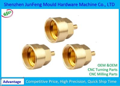 China Hoch-Präzision CNC-Messing zerteilt 7602000010 Toleranz HS-Code-+/-0.005mm zu verkaufen