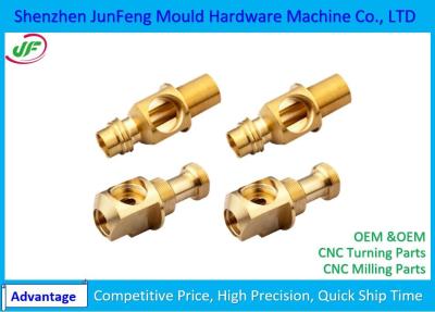 China Non-standard Precision CNC Brass Parts 7602000010 HS Code RoHS Certification for sale