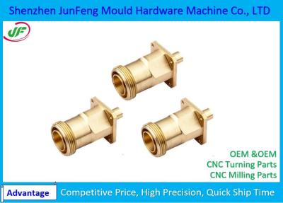 China Customized CNC Brass Parts PDF Drawing Format  ISO9001 Certification for sale