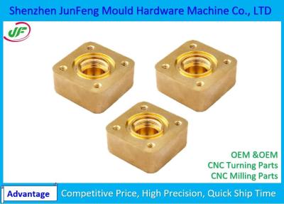 China Stainless Steel / Brass CNC Machine Parts , CNC Milling Parts 0.002 ID / OD Grinding for sale