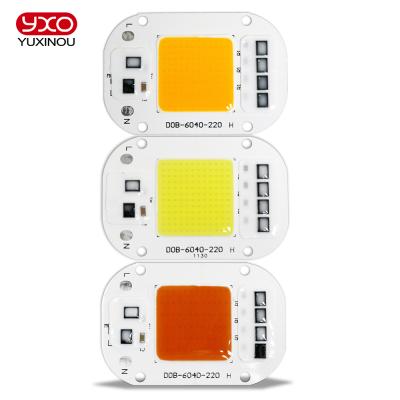 China Grow Light YXO Yuxinou Shenzhen Good Quality 220v AC Led Chip 20W 30W 50W AC COB LED Module Chip Driverless for sale