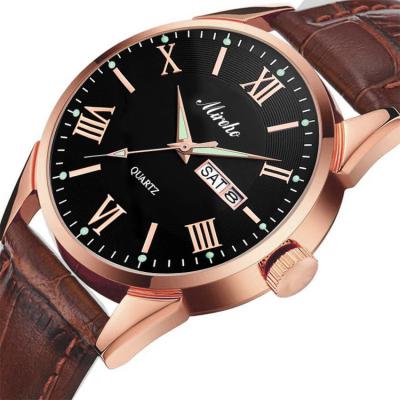 China Luxury custom made mens gold bule logo date men quartz automatic watch luminous charm watches for boy for sale