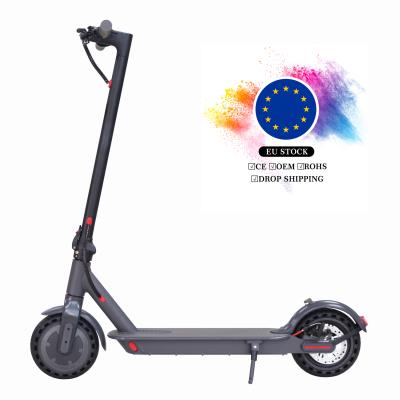 China Wholesale Eu warehouse 2 wheels folding electric scooter drop shipping adult electric mobility scooter 8.5 inch outside honeycomb tire for sale